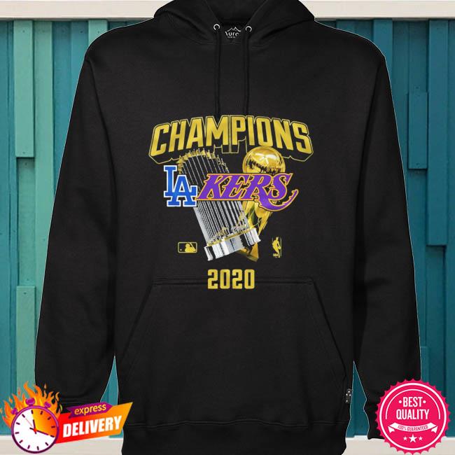 Dodgers Lakers 2020 World Champions Trophies T-Shirt ChampionS Shirt,  Hoodie, Tank top, Sweater