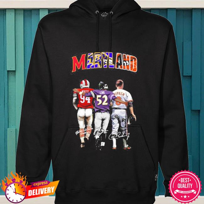 Maryland Cal Ripken Ray Lewis Signatures Shirt, Hoodie, Women Tee,  Sweatshirt - Lelemoon