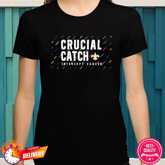 New Orleans Saints Crucial Catch Intercept cancer 2023 shirt, hoodie,  sweater, long sleeve and tank top