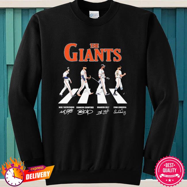 The San Francisco Giants Abbey Road signatures shirt, hoodie